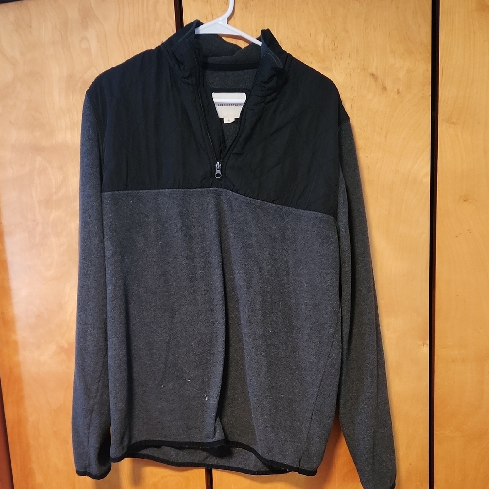 Aeropostale Black and Gray Lightweight Jacket